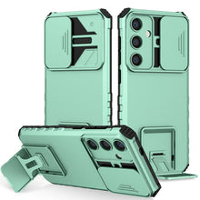 Load image into Gallery viewer, Stereoscopic Holder Sliding Camshield Phone Case, For Samsung Galaxy S22 5G, For Samsung Galaxy A52 5G, For Samsung Galaxy A05, For Samsung Galaxy A05s, For Samsung Galaxy A15 5G, For Samsung Galaxy S24 5G