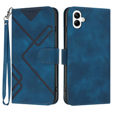 Load image into Gallery viewer, Line Pattern Skin Feel Leather Phone Case, For Samsung Galaxy A55, For Samsung Galaxy A35, For Samsung Galaxy A24 4G, For Samsung Galaxy A14 4G, For Samsung Galaxy A34 5G, For Samsung Galaxy A54 5G, For Samsung Galaxy A04e, For Samsung Galaxy S23 Ultra 5G