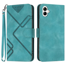 Load image into Gallery viewer, Line Pattern Skin Feel Leather Phone Case, For Samsung Galaxy A55, For Samsung Galaxy A35, For Samsung Galaxy A24 4G, For Samsung Galaxy A14 4G, For Samsung Galaxy A34 5G, For Samsung Galaxy A54 5G, For Samsung Galaxy A04e, For Samsung Galaxy S23 Ultra 5G