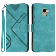 Load image into Gallery viewer, Line Pattern Skin Feel Leather Phone Case