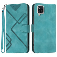 Load image into Gallery viewer, Line Pattern Skin Feel Leather Phone Case, For Samsung Galaxy A12, For Samsung Galaxy Note20 Ultra, For Samsung Galaxy Note20, For Samsung Galaxy A01 / M01, For Samsung Galaxy A21s, For Samsung Galaxy A51 5G, For Samsung Galaxy A71 5G                  ...