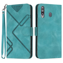 Load image into Gallery viewer, Line Pattern Skin Feel Leather Phone Case, For Samsung Galaxy A20s, For Samsung Galaxy Note10+, For Samsung Galaxy A20e / A10e, For Samsung Galaxy A70, For Samsung Galaxy A40, For Samsung Galaxy A10 / M10, For Samsung Galaxy A20 / A30                  ...