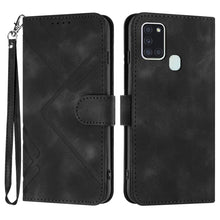 Load image into Gallery viewer, Line Pattern Skin Feel Leather Phone Case, For Samsung Galaxy A12, For Samsung Galaxy Note20 Ultra, For Samsung Galaxy Note20, For Samsung Galaxy A01 / M01, For Samsung Galaxy A21s, For Samsung Galaxy A51 5G, For Samsung Galaxy A71 5G                  ...