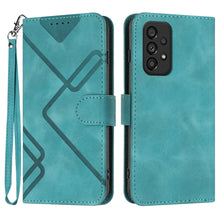 Load image into Gallery viewer, Line Pattern Skin Feel Leather Phone Case, For Samsung Galaxy S23+ 5G, For Samsung Galaxy S23 5G, For Samsung Galaxy A14 5G, For Samsung Galaxy M13 India / F13, For Samsung Galaxy S20 FE, For Samsung Galaxy Xcover6 Pro, For Samsung Galaxy M53 5G       ...