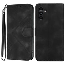 Load image into Gallery viewer, Line Pattern Skin Feel Leather Phone Case, For Samsung Galaxy A55, For Samsung Galaxy A35, For Samsung Galaxy A24 4G, For Samsung Galaxy A14 4G, For Samsung Galaxy A34 5G, For Samsung Galaxy A54 5G, For Samsung Galaxy A04e, For Samsung Galaxy S23 Ultra 5G