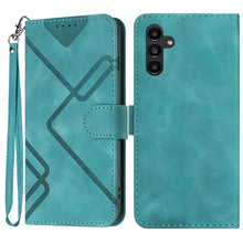 Load image into Gallery viewer, Line Pattern Skin Feel Leather Phone Case, For Samsung Galaxy A55, For Samsung Galaxy A35, For Samsung Galaxy A24 4G, For Samsung Galaxy A14 4G, For Samsung Galaxy A34 5G, For Samsung Galaxy A54 5G, For Samsung Galaxy A04e, For Samsung Galaxy S23 Ultra 5G