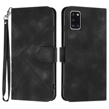 Load image into Gallery viewer, Line Pattern Skin Feel Leather Phone Case, For Samsung Galaxy A12, For Samsung Galaxy Note20 Ultra, For Samsung Galaxy Note20, For Samsung Galaxy A01 / M01, For Samsung Galaxy A21s, For Samsung Galaxy A51 5G, For Samsung Galaxy A71 5G                  ...