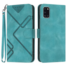 Load image into Gallery viewer, Line Pattern Skin Feel Leather Phone Case, For Samsung Galaxy A12, For Samsung Galaxy Note20 Ultra, For Samsung Galaxy Note20, For Samsung Galaxy A01 / M01, For Samsung Galaxy A21s, For Samsung Galaxy A51 5G, For Samsung Galaxy A71 5G                  ...