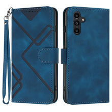 Load image into Gallery viewer, Line Pattern Skin Feel Leather Phone Case, For Samsung Galaxy A55, For Samsung Galaxy A35, For Samsung Galaxy A24 4G, For Samsung Galaxy A14 4G, For Samsung Galaxy A34 5G, For Samsung Galaxy A54 5G, For Samsung Galaxy A04e, For Samsung Galaxy S23 Ultra 5G
