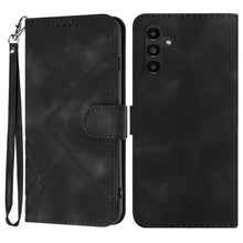 Load image into Gallery viewer, Line Pattern Skin Feel Leather Phone Case, For Samsung Galaxy A55, For Samsung Galaxy A35, For Samsung Galaxy A24 4G, For Samsung Galaxy A14 4G, For Samsung Galaxy A34 5G, For Samsung Galaxy A54 5G, For Samsung Galaxy A04e, For Samsung Galaxy S23 Ultra 5G