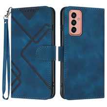 Load image into Gallery viewer, Line Pattern Skin Feel Leather Phone Case, For Samsung Galaxy S23+ 5G, For Samsung Galaxy S23 5G, For Samsung Galaxy A14 5G, For Samsung Galaxy M13 India / F13, For Samsung Galaxy S20 FE, For Samsung Galaxy Xcover6 Pro, For Samsung Galaxy M53 5G       ...