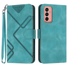 Load image into Gallery viewer, Line Pattern Skin Feel Leather Phone Case, For Samsung Galaxy S23+ 5G, For Samsung Galaxy S23 5G, For Samsung Galaxy A14 5G, For Samsung Galaxy M13 India / F13, For Samsung Galaxy S20 FE, For Samsung Galaxy Xcover6 Pro, For Samsung Galaxy M53 5G       ...