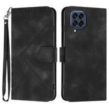 Load image into Gallery viewer, Line Pattern Skin Feel Leather Phone Case, For Samsung Galaxy S23+ 5G, For Samsung Galaxy S23 5G, For Samsung Galaxy A14 5G, For Samsung Galaxy M13 India / F13, For Samsung Galaxy S20 FE, For Samsung Galaxy Xcover6 Pro, For Samsung Galaxy M53 5G       ...