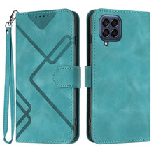 Load image into Gallery viewer, Line Pattern Skin Feel Leather Phone Case, For Samsung Galaxy S23+ 5G, For Samsung Galaxy S23 5G, For Samsung Galaxy A14 5G, For Samsung Galaxy M13 India / F13, For Samsung Galaxy S20 FE, For Samsung Galaxy Xcover6 Pro, For Samsung Galaxy M53 5G       ...