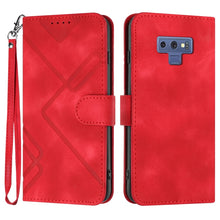 Load image into Gallery viewer, Line Pattern Skin Feel Leather Phone Case