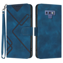 Load image into Gallery viewer, Line Pattern Skin Feel Leather Phone Case
