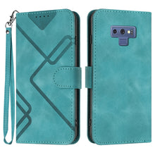 Load image into Gallery viewer, Line Pattern Skin Feel Leather Phone Case
