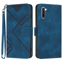 Load image into Gallery viewer, Line Pattern Skin Feel Leather Phone Case, For Samsung Galaxy A11 EU Version, For Samsung Galaxy S20, For Samsung Galaxy S20+, For Samsung Galaxy A21 EU Version, For Samsung Galaxy A71 4G, For Samsung Galaxy A51 4G, For Samsung Galaxy A50 / A50s       ...