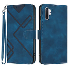 Load image into Gallery viewer, Line Pattern Skin Feel Leather Phone Case, For Samsung Galaxy A20s, For Samsung Galaxy Note10+, For Samsung Galaxy A20e / A10e, For Samsung Galaxy A70, For Samsung Galaxy A40, For Samsung Galaxy A10 / M10, For Samsung Galaxy A20 / A30                  ...