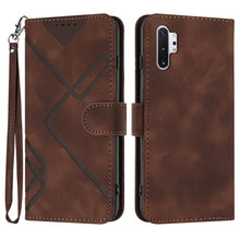Load image into Gallery viewer, Line Pattern Skin Feel Leather Phone Case, For Samsung Galaxy A20s, For Samsung Galaxy Note10+, For Samsung Galaxy A20e / A10e, For Samsung Galaxy A70, For Samsung Galaxy A40, For Samsung Galaxy A10 / M10, For Samsung Galaxy A20 / A30                  ...