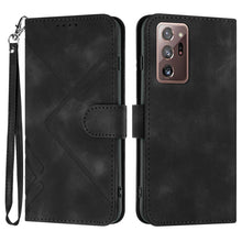Load image into Gallery viewer, Line Pattern Skin Feel Leather Phone Case, For Samsung Galaxy A12, For Samsung Galaxy Note20 Ultra, For Samsung Galaxy Note20, For Samsung Galaxy A01 / M01, For Samsung Galaxy A21s, For Samsung Galaxy A51 5G, For Samsung Galaxy A71 5G                  ...