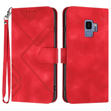 Load image into Gallery viewer, Line Pattern Skin Feel Leather Phone Case