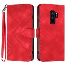 Load image into Gallery viewer, Line Pattern Skin Feel Leather Phone Case