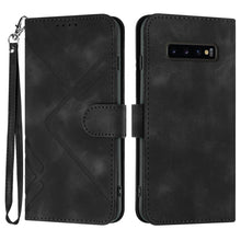 Load image into Gallery viewer, Line Pattern Skin Feel Leather Phone Case