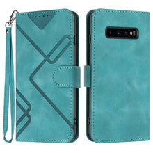 Load image into Gallery viewer, Line Pattern Skin Feel Leather Phone Case