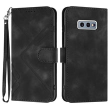 Load image into Gallery viewer, Line Pattern Skin Feel Leather Phone Case, For Samsung Galaxy A20s, For Samsung Galaxy Note10+, For Samsung Galaxy A20e / A10e, For Samsung Galaxy A70, For Samsung Galaxy A40, For Samsung Galaxy A10 / M10, For Samsung Galaxy A20 / A30                  ...