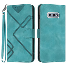 Load image into Gallery viewer, Line Pattern Skin Feel Leather Phone Case, For Samsung Galaxy A20s, For Samsung Galaxy Note10+, For Samsung Galaxy A20e / A10e, For Samsung Galaxy A70, For Samsung Galaxy A40, For Samsung Galaxy A10 / M10, For Samsung Galaxy A20 / A30                  ...