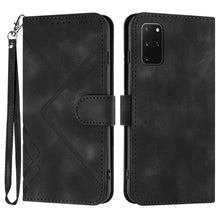 Load image into Gallery viewer, Line Pattern Skin Feel Leather Phone Case, For Samsung Galaxy A11 EU Version, For Samsung Galaxy S20, For Samsung Galaxy S20+, For Samsung Galaxy A21 EU Version, For Samsung Galaxy A71 4G, For Samsung Galaxy A51 4G, For Samsung Galaxy A50 / A50s       ...