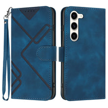 Load image into Gallery viewer, Line Pattern Skin Feel Leather Phone Case, For Samsung Galaxy S23+ 5G, For Samsung Galaxy S23 5G, For Samsung Galaxy A14 5G, For Samsung Galaxy M13 India / F13, For Samsung Galaxy S20 FE, For Samsung Galaxy Xcover6 Pro, For Samsung Galaxy M53 5G       ...