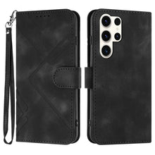 Load image into Gallery viewer, Line Pattern Skin Feel Leather Phone Case, For Samsung Galaxy A55, For Samsung Galaxy A35, For Samsung Galaxy A24 4G, For Samsung Galaxy A14 4G, For Samsung Galaxy A34 5G, For Samsung Galaxy A54 5G, For Samsung Galaxy A04e, For Samsung Galaxy S23 Ultra 5G