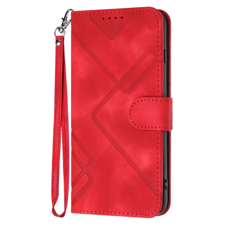 Line Pattern Skin Feel Leather Phone Case, For Samsung Galaxy A55, For Samsung Galaxy A35, For Samsung Galaxy A24 4G, For Samsung Galaxy A14 4G, For Samsung Galaxy A34 5G, For Samsung Galaxy A54 5G, For Samsung Galaxy A04e, For Samsung Galaxy S23 Ultra 5G