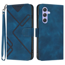 Load image into Gallery viewer, Line Pattern Skin Feel Leather Phone Case, For Samsung Galaxy A55, For Samsung Galaxy A35, For Samsung Galaxy A24 4G, For Samsung Galaxy A14 4G, For Samsung Galaxy A34 5G, For Samsung Galaxy A54 5G, For Samsung Galaxy A04e, For Samsung Galaxy S23 Ultra 5G