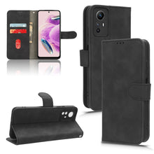 Load image into Gallery viewer, Skin Feel Magnetic Flip Leather Phone Case, For Xiaomi Redmi Note 12S 4G