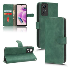 Load image into Gallery viewer, Skin Feel Magnetic Flip Leather Phone Case, For Xiaomi Redmi Note 12S 4G