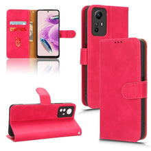Load image into Gallery viewer, Skin Feel Magnetic Flip Leather Phone Case, For Xiaomi Redmi Note 12S 4G