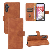 Load image into Gallery viewer, Skin Feel Magnetic Flip Leather Phone Case, For Samsung Galaxy A05 4G, For Samsung Galaxy A05s 4G, For Samsung Galaxy M34 5G, For Samsung Galaxy A25 5G, For Samsung Galaxy S23 FE 5G, For Samsung Galaxy M54 5G