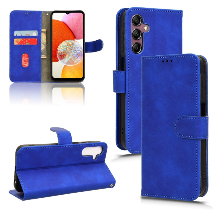 Skin Feel Magnetic Flip Leather Phone Case