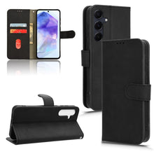 Load image into Gallery viewer, Skin Feel Magnetic Flip Leather Phone Case