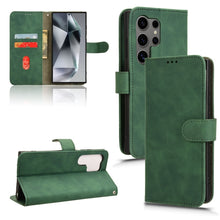Load image into Gallery viewer, Skin Feel Magnetic Flip Leather Phone Case
