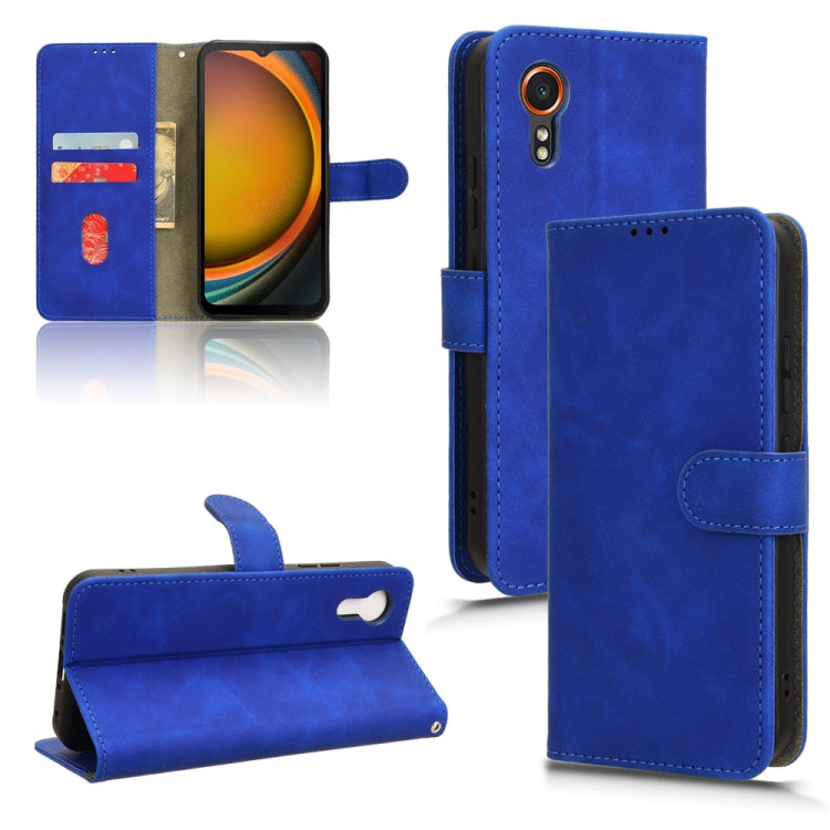 Skin Feel Magnetic Flip Leather Phone Case