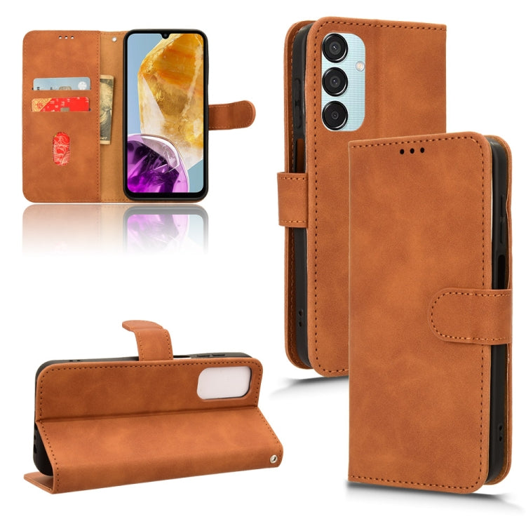 Skin Feel Magnetic Flip Leather Phone Case