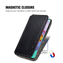 Load image into Gallery viewer, Cubic Grid Pressed Horizontal Flip Magnetic Leather Case with Holder &amp; Card Slots &amp; Wallet, For Samsung Galaxy A51