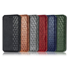 Load image into Gallery viewer, Cubic Grid Pressed Horizontal Flip Magnetic Leather Case with Holder &amp; Card Slots &amp; Wallet, For Samsung Galaxy A51
