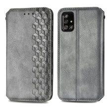 Load image into Gallery viewer, Cubic Grid Pressed Horizontal Flip Magnetic Leather Case with Holder &amp; Card Slots &amp; Wallet, For Samsung Galaxy A51