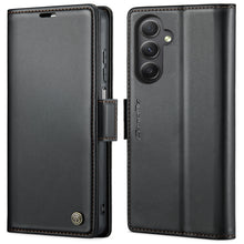 Load image into Gallery viewer, CaseMe 023 Butterfly Buckle Litchi Texture RFID Anti-theft Leather Phone Case, For Samsung Galaxy S23 FE 5G, For Samsung Galaxy A24 4G, For Samsung Galaxy A14 4G/5G, For Samsung Galaxy A34 5G, For Samsung Galaxy A54 5G, For Samsung Galaxy S23 Ultra 5G ...