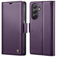 Load image into Gallery viewer, CaseMe 023 Butterfly Buckle Litchi Texture RFID Anti-theft Leather Phone Case, For Samsung Galaxy S23 FE 5G, For Samsung Galaxy A24 4G, For Samsung Galaxy A14 4G/5G, For Samsung Galaxy A34 5G, For Samsung Galaxy A54 5G, For Samsung Galaxy S23 Ultra 5G ...